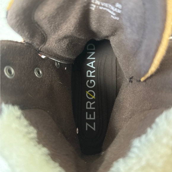 Cole Haan Leopard Print Combat Boots with Pink Laces - Picture 7 of 7